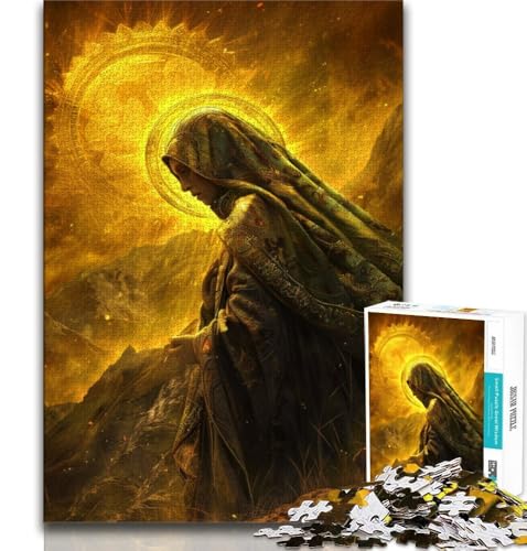 Puzzle für Teenager, 1000 Teile, Jungfrau Maria, Spielzeug, Lernspiele, Stressabbau, tolle Geschenke und Spielzeuge, 38x52cm Puzzle für Teenager, 1000 Teile, Jungfrau Maria, Spielzeug, Lernspiele, Stressabbau, tolle Geschenke und Spielzeuge, 38x52cm von FLKFDOZ