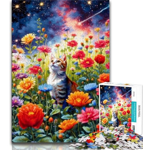 Puzzle für Teenager, 1000 Teile, Mohnkatze, Spielzeug, Lernspiele, Stressabbau, tolle Geschenke und Spielzeuge, 38x52cm Puzzle für Teenager, 1000 Teile, Mohnkatze, Spielzeug, Lernspiele, Stressabbau, tolle Geschenke und Spielzeuge, 38x52cm von FLKFDOZ