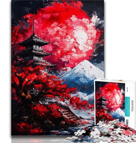Puzzle für Teenager, 1000 Teile, japanische Tempel, Lernspiele, Heimdekoration, Lernspiel für Geburtstag, Weihnachten, 50x75cm Puzzle für Teenager, 1000 Teile, japanische Tempel, Lernspiele, Heimdekoration, Lernspiel für Geburtstag, Weihnachten, 50x75cm von FLKFDOZ