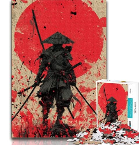 Puzzle für Teenager, 1000 Teile, japanischer Ninja, Lernspiele, Heimdekoration, Lernspiel für Geburtstag, Weihnachten, 50x75cm Puzzle für Teenager, 1000 Teile, japanischer Ninja, Lernspiele, Heimdekoration, Lernspiel für Geburtstag, Weihnachten, 50x75cm von FLKFDOZ