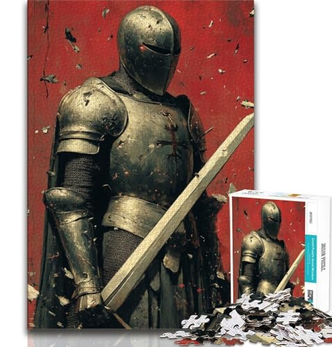 Puzzle für Teenager, 1000 Teile, mittelalterliche Ritter, Spielzeug, Lernspiele, Stressabbau, tolle Geschenke und Spielzeuge, 38x52cm Puzzle für Teenager, 1000 Teile, mittelalterliche Ritter, Spielzeug, Lernspiele, Stressabbau, tolle Geschenke und Spielzeuge, 38x52cm von FLKFDOZ