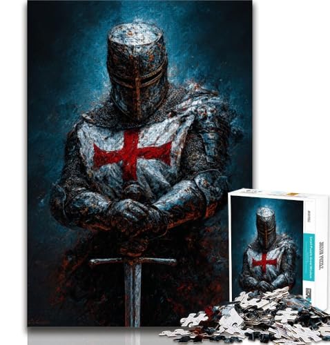 Puzzle für Teenager, 1000 Teile, mittelalterliche Rittergemälde, Spielzeug, Lernspiele, Stressabbau, tolle Geschenke und Spielzeuge, 38x52cm Puzzle für Teenager, 1000 Teile, mittelalterliche Rittergemälde, Spielzeug, Lernspiele, Stressabbau, tolle Geschenke und Spielzeuge, 38x52cm von FLKFDOZ