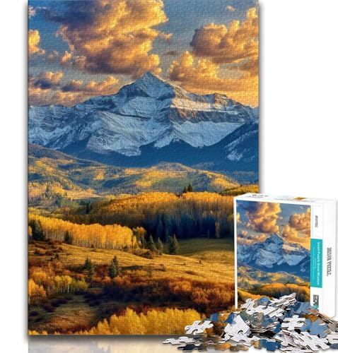 Puzzle für Teenager, 1000 Teile, schöner Bergfluss, Lernspiele, Heimdekoration, Lernspiel für Geburtstag, Weihnachten, 50x75cm Puzzle für Teenager, 1000 Teile, schöner Bergfluss, Lernspiele, Heimdekoration, Lernspiel für Geburtstag, Weihnachten, 50x75cm von FLKFDOZ
