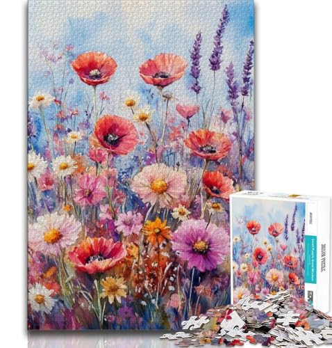 Puzzle für Teenager, 2000 Teile, Aquarellblumen, Spielzeug, Lernspiele, Stressabbau, tolle Geschenke und Spielzeuge, 70x100cm Puzzle für Teenager, 2000 Teile, Aquarellblumen, Spielzeug, Lernspiele, Stressabbau, tolle Geschenke und Spielzeuge, 70x100cm von FLKFDOZ