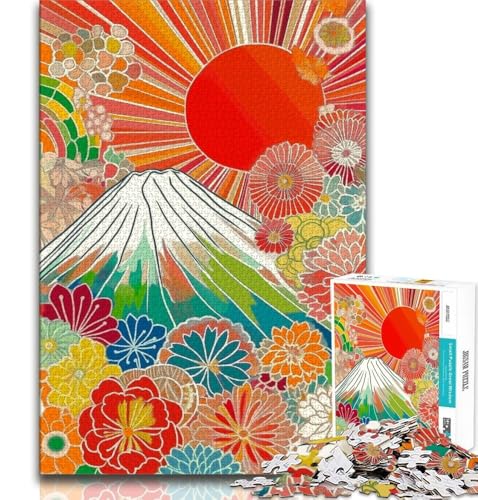 Puzzle für Teenager, 2000 Teile, Berg Fuji, Japan, Lernspiele, Heimdekoration, Geburtstagsgeschenk, Geschenke, Wandkunst, 70x100cm von FLKFDOZ