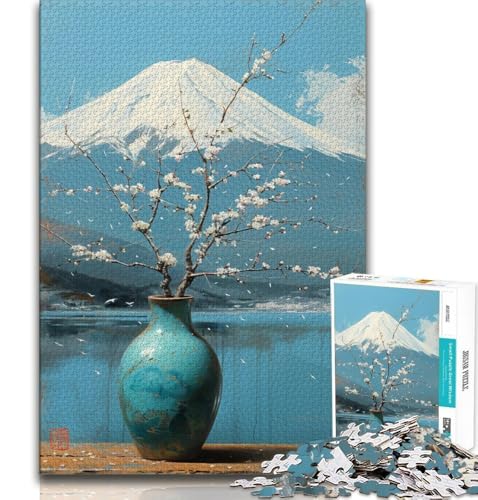 Puzzle für Teenager, 2000 Teile, Berg Fuji, Spielzeug, Lernspiele, Stressabbau, Eltern-Kind-Interaktion, 70x100cm Puzzle für Teenager, 2000 Teile, Berg Fuji, Spielzeug, Lernspiele, Stressabbau, Eltern-Kind-Interaktion, 70x100cm von FLKFDOZ