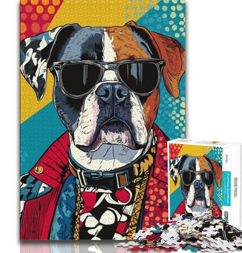 Puzzle für Teenager, 2000 Teile, Boxerhund, Spielzeug, Lernspiele, Stressabbau, tolle Geschenke und Spielzeuge, 70x100cm Puzzle für Teenager, 2000 Teile, Boxerhund, Spielzeug, Lernspiele, Stressabbau, tolle Geschenke und Spielzeuge, 70x100cm von FLKFDOZ