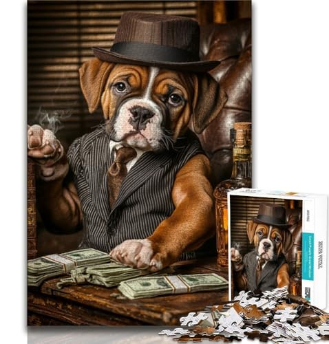 Puzzle für Teenager, 2000 Teile, Boxerhund beim Trinken, für Lernspiele, Herausforderungen, Spielzeug, als Geschenk für die ganze Familie, 70x100cm Puzzle für Teenager, 2000 Teile, Boxerhund beim Trinken, für Lernspiele, Herausforderungen, Spielzeug, als Geschenk für die ganze Familie, 70x100cm von FLKFDOZ