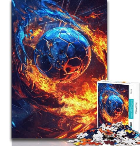 Puzzle für Teenager, 2000 Teile, Flammenfußball, Spielzeug, Lernspiele, Stressabbau, tolle Geschenke und Spielzeuge, 70x100cm Puzzle für Teenager, 2000 Teile, Flammenfußball, Spielzeug, Lernspiele, Stressabbau, tolle Geschenke und Spielzeuge, 70x100cm von FLKFDOZ