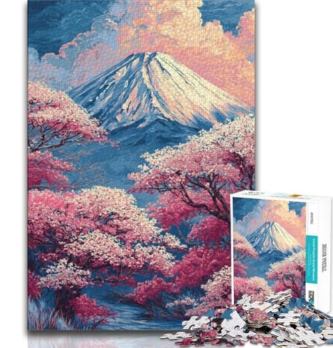 Puzzle für Teenager, 2000 Teile, Kirschblüten-Berg Fuji, Spielzeug, Lernspiele, Stressabbau, Eltern-Kind-Interaktion, 70x100cm Puzzle für Teenager, 2000 Teile, Kirschblüten-Berg Fuji, Spielzeug, Lernspiele, Stressabbau, Eltern-Kind-Interaktion, 70x100cm von FLKFDOZ