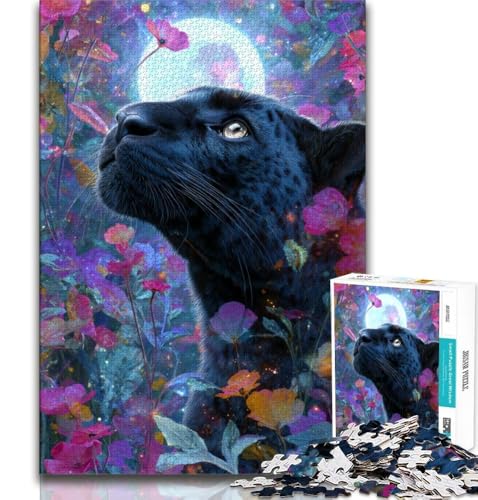 Puzzle für Teenager, 2000 Teile, Schwarzer Panther, Spielzeug, Lernspiele, Stressabbau, tolle Geschenke und Spielzeuge, 70x100cm Puzzle für Teenager, 2000 Teile, Schwarzer Panther, Spielzeug, Lernspiele, Stressabbau, tolle Geschenke und Spielzeuge, 70x100cm von FLKFDOZ