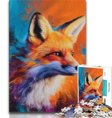 Puzzle für Teenager, 2000 Teile, Tierfuchs, Spielzeug, Lernspiele, Stressabbau, tolle Geschenke und Spielzeuge, 70x100cm Puzzle für Teenager, 2000 Teile, Tierfuchs, Spielzeug, Lernspiele, Stressabbau, tolle Geschenke und Spielzeuge, 70x100cm von FLKFDOZ