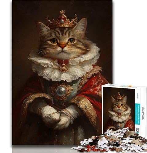 Puzzle für Teenager, 2000 Teile, getigerte Katze, Spielzeug, Lernspiele, Stressabbau, tolle Geschenke und Spielzeuge, 70x100cm von FLKFDOZ