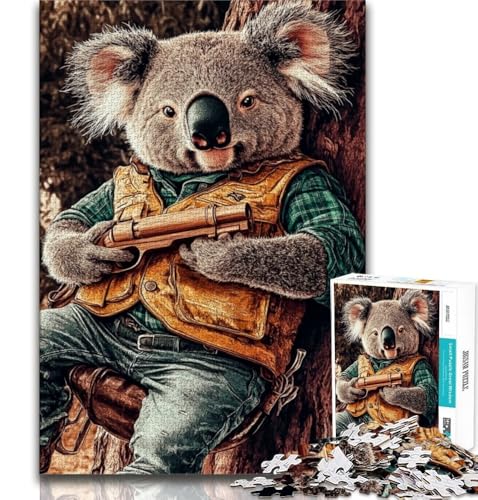 Puzzle für Teenager, Koalajäger, Familien-Herausforderungsspielzeug, ganze Familie für Kinder ab 14 Jahren, 38x26cm Puzzle für Teenager, Koalajäger, Familien-Herausforderungsspielzeug, ganze Familie für Kinder ab 14 Jahren, 38x26cm von FLKFDOZ