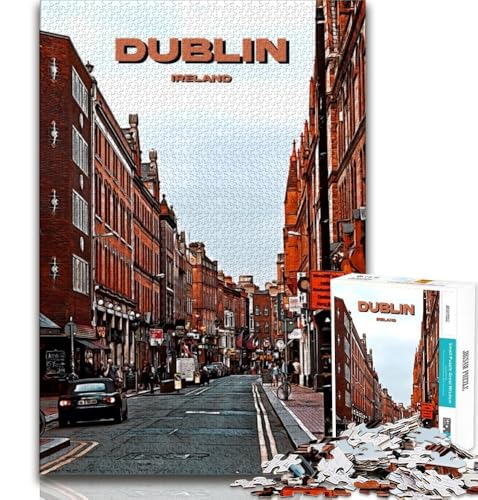 Puzzle für Teenager,1000 Teile,Dublin,Reise- und Kunststadt,Spielzeug,Denkspiel,jedes Teil ist einzigartig – anspruchsvolles Familienspiel,geeignet für Kinder und Jugendliche ab 14 Jahren,38x26cm Puzzle für Teenager,1000 Teile,Dublin,Reise- und Kunststadt,Spielzeug,Denkspiel,jedes Teil ist einzigartig – anspruchsvolles Familienspiel,geeignet für Kinder und Jugendliche ab 14 Jahren,38x26cm von FLKFDOZ