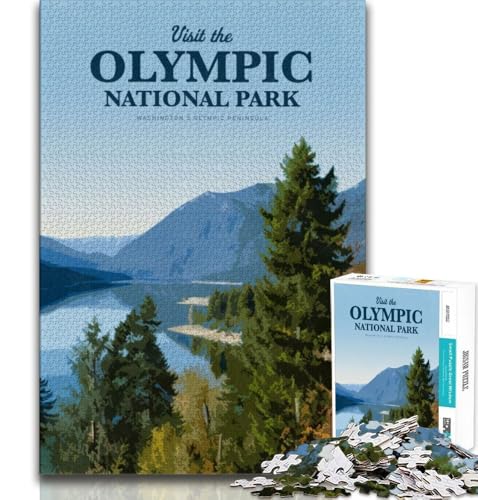 Puzzle mit 1000 Teilen für Erwachsene und Jugendliche, Besuch der Olympischen Spiele, anspruchsvolles Spiel und Familienspiel, Künstlersammlung, bildende Kunst, für Kinder ab 14 Jahren, 38x26cm Puzzle mit 1000 Teilen für Erwachsene und Jugendliche, Besuch der Olympischen Spiele, anspruchsvolles Spiel und Familienspiel, Künstlersammlung, bildende Kunst, für Kinder ab 14 Jahren, 38x26cm von FLKFDOZ