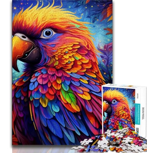 Puzzles für Erwachsene mit Tieren, Vögeln und Papageien, 2000 Teile, helfen dem Gehirn, süchtig machendes Spielzeug zu trainieren und Geduld zu fördern, EIN Kunstwerk, 70x100cm von FLKFDOZ