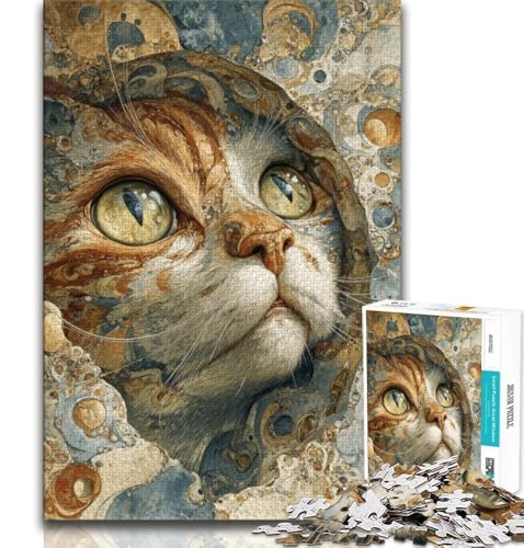 Puzzles für Erwachsene und Jugendliche, 1000 Teile, Katzenkunst, anspruchsvolles Spielspielzeug, ganze Familie, 50x75cm Puzzles für Erwachsene und Jugendliche, 1000 Teile, Katzenkunst, anspruchsvolles Spielspielzeug, ganze Familie, 50x75cm von FLKFDOZ