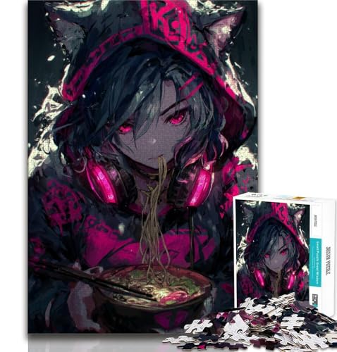 Puzzles für Erwachsene und Jugendliche, Anime Catwoman, Lernspiele, Heimdekoration, Lernspiel für Geburtstag, Weihnachten, 38x26cm von FLKFDOZ