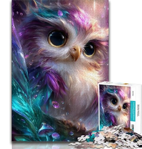 Puzzles für Erwachsene und Jugendliche, Fantasy-Eule, anspruchsvolles Spiel und Lernspiel für die ganze Familie zum Geburtstag, Weihnachten, 70x100cm von FLKFDOZ