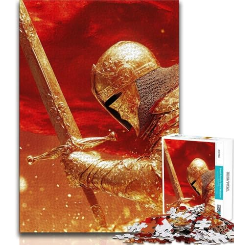 Puzzles für Erwachsene und Jugendliche, Fantasy-Ritter, anspruchsvolles Spiel und Lernspiel für die ganze Familie zum Geburtstag, Weihnachten, 38x52cm von FLKFDOZ
