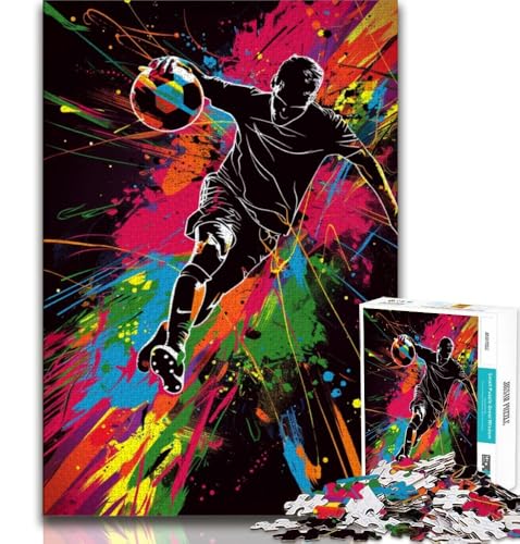 Puzzles für Erwachsene und Jugendliche, Fußball, Lernspiele, Heimdekoration, Lernspiel für Geburtstag, Weihnachten, 38x26cm Puzzles für Erwachsene und Jugendliche, Fußball, Lernspiele, Heimdekoration, Lernspiel für Geburtstag, Weihnachten, 38x26cm von FLKFDOZ