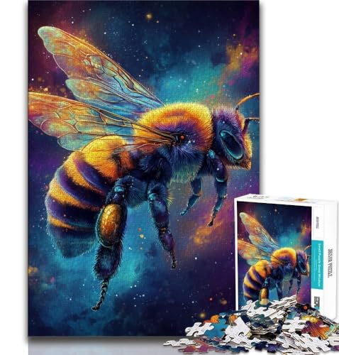 Puzzles für Erwachsene und Jugendliche, Galaxy Bee, anspruchsvolles Spiel und Lernspiel für die ganze Familie zum Geburtstag, Weihnachten, 38x26cm von FLKFDOZ