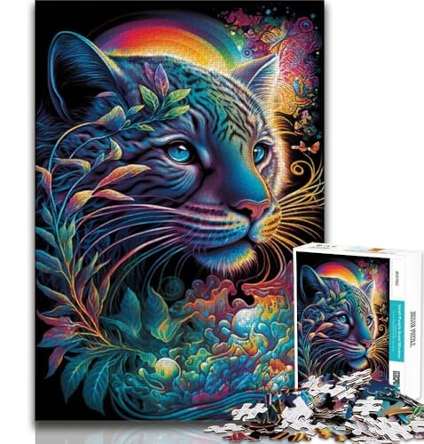 Puzzles für Erwachsene und Jugendliche, Springender Delfin, Lernspiele, Heimdekoration, Lernspiel für Geburtstag, Weihnachten, 38x26cm von FLKFDOZ