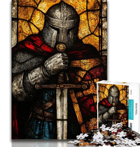 Puzzles für Erwachsene und Jugendliche, mittelalterliche Ritter, Lernspiele, Heimdekoration, Lernspiel für Geburtstag, Weihnachten, 50x75cm Puzzles für Erwachsene und Jugendliche, mittelalterliche Ritter, Lernspiele, Heimdekoration, Lernspiel für Geburtstag, Weihnachten, 50x75cm von FLKFDOZ
