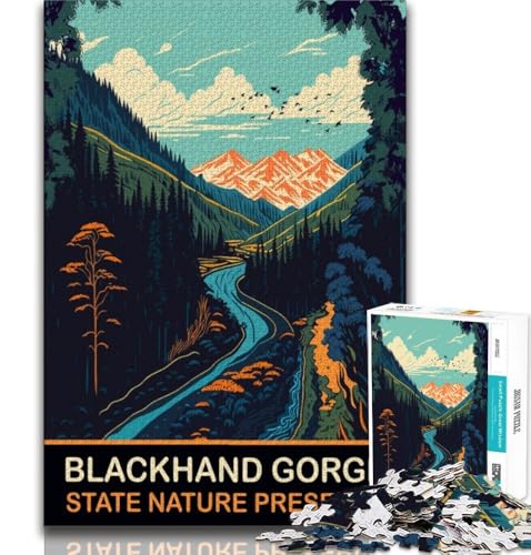 Puzzles für Teenager, 1000 Teile, Blackhand George, Lernspielzeug, für die Heimdekoration ab 14 Jahren, 38x26cm von FLKFDOZ