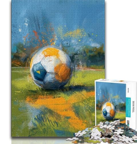 Puzzles für Teenager, 1000 Teile, bunter Fußball, Stressabbau, Staycation, Zeit totschlagen, Eltern-Kind-Interaktion, 38x52cm Puzzles für Teenager, 1000 Teile, bunter Fußball, Stressabbau, Staycation, Zeit totschlagen, Eltern-Kind-Interaktion, 38x52cm von FLKFDOZ