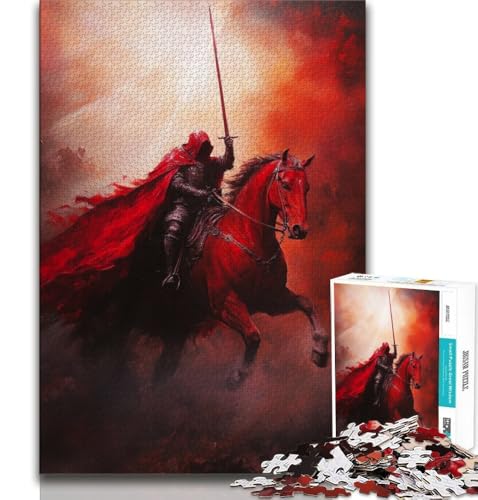 Puzzles zum Malen mittelalterlicher Ritter und Krieger für Erwachsene, helfen dem Gehirn, süchtig machendes Spielzeug zu trainieren, um Geduld zu fördern, geeignet für Paare, 38x26cm Puzzles zum Malen mittelalterlicher Ritter und Krieger für Erwachsene, helfen dem Gehirn, süchtig machendes Spielzeug zu trainieren, um Geduld zu fördern, geeignet für Paare, 38x26cm von FLKFDOZ