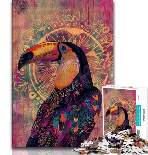 Regenwald-Papagei-Puzzles für Teenager, 1000 Teile, zum Stressabbau, schwierige Herausforderung, einzigartige Heimdekoration und Geschenke, 50x75cm Regenwald-Papagei-Puzzles für Teenager, 1000 Teile, zum Stressabbau, schwierige Herausforderung, einzigartige Heimdekoration und Geschenke, 50x75cm von FLKFDOZ