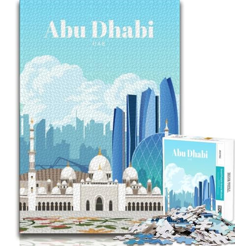 Reise nach Abu Dhabi, Puzzle mit 2000 Teilen für Erwachsene, anspruchsvolles Spiel und Familienspaß, ganze Familie, 70x100cm Reise nach Abu Dhabi, Puzzle mit 2000 Teilen für Erwachsene, anspruchsvolles Spiel und Familienspaß, ganze Familie, 70x100cm von FLKFDOZ