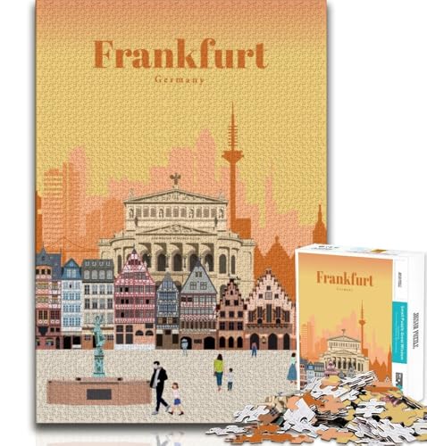 Reise nach Frankfurt Puzzle für Erwachsene, 2000 Teile, anspruchsvolles Spiel und Familienspiel, ganze Familie, 70x100cm Reise nach Frankfurt Puzzle für Erwachsene, 2000 Teile, anspruchsvolles Spiel und Familienspiel, ganze Familie, 70x100cm von FLKFDOZ
