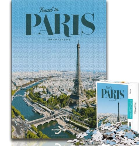Reise nach Paris Puzzle 2000 Teile für Erwachsene, anspruchsvolles Spiel und Familienspiel, ganze Familie, 70x100cm Reise nach Paris Puzzle 2000 Teile für Erwachsene, anspruchsvolles Spiel und Familienspiel, ganze Familie, 70x100cm von FLKFDOZ