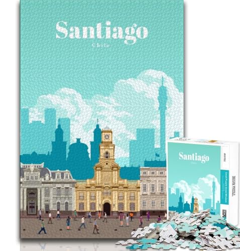 Reise nach Santiago, Puzzle mit 2000 Teilen für Erwachsene, anspruchsvolles Spiel und Familienspiel, ganze Familie, 70x100cm Reise nach Santiago, Puzzle mit 2000 Teilen für Erwachsene, anspruchsvolles Spiel und Familienspiel, ganze Familie, 70x100cm von FLKFDOZ