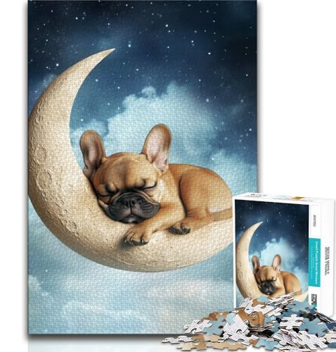 Schlafender Mops, 1000 Teile Puzzle für Erwachsene und Jugendliche, Spielzeug, Lernspiele, Stressabbau, tolle Geschenke und Spielzeuge, 50x75cm Schlafender Mops, 1000 Teile Puzzle für Erwachsene und Jugendliche, Spielzeug, Lernspiele, Stressabbau, tolle Geschenke und Spielzeuge, 50x75cm von FLKFDOZ