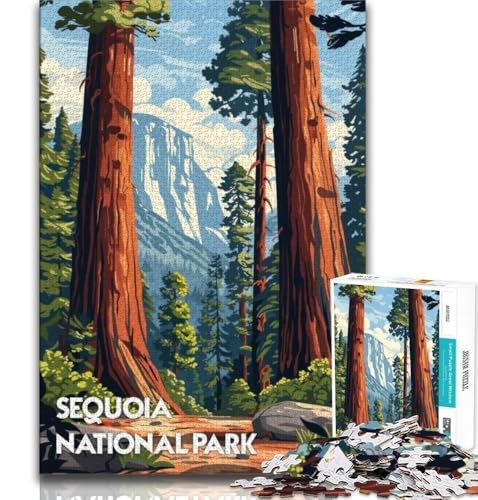 Sequoia Splendor Puzzles für Teenager, 1000 Teile, helfen dem Gehirn, süchtig machendes Spielzeug zu trainieren, um Geduld zu fördern, geeignet für Paare, 38x52cm Sequoia Splendor Puzzles für Teenager, 1000 Teile, helfen dem Gehirn, süchtig machendes Spielzeug zu trainieren, um Geduld zu fördern, geeignet für Paare, 38x52cm von FLKFDOZ