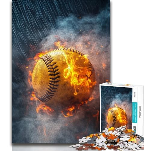 Softball-Sport-Puzzles für Teenager, helfen dem Gehirn, süchtig machendes Spielzeug zu trainieren, um Geduld zu fördern. EIN Kunstwerk, 38x26cm Softball-Sport-Puzzles für Teenager, helfen dem Gehirn, süchtig machendes Spielzeug zu trainieren, um Geduld zu fördern. EIN Kunstwerk, 38x26cm von FLKFDOZ