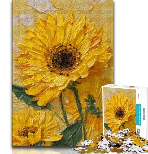 Sonnenblumen-Puzzle 1000 Teile für Teenager-Geschenke, Spielzeug, Lernspiele, Stressabbau, tolle Geschenke und Spielzeuge, 50x75cm Sonnenblumen-Puzzle 1000 Teile für Teenager-Geschenke, Spielzeug, Lernspiele, Stressabbau, tolle Geschenke und Spielzeuge, 50x75cm von FLKFDOZ