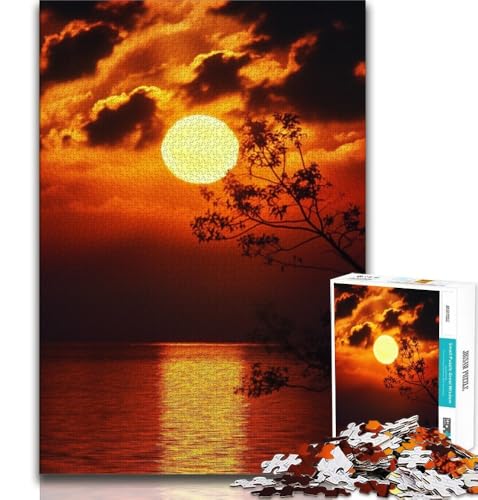 Sonnenuntergangslandschafts-Puzzles für Erwachsene und Teenager, anspruchsvolles Spiel und Familienspiel, ganze Familie, 70x100cm Sonnenuntergangslandschafts-Puzzles für Erwachsene und Teenager, anspruchsvolles Spiel und Familienspiel, ganze Familie, 70x100cm von FLKFDOZ