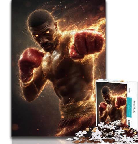 Space Boxer 1000-teiliges Puzzle für Erwachsene, Geschenke, dekomprimierendes intellektuelles Lernspielzeug, perfekte Dekoration, 38x52cm Space Boxer 1000-teiliges Puzzle für Erwachsene, Geschenke, dekomprimierendes intellektuelles Lernspielzeug, perfekte Dekoration, 38x52cm von FLKFDOZ