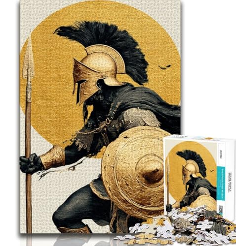 Spartanischer Krieger, Malen, Puzzle für Erwachsene, 1000 Teile, schwierig, Mustermontage, Spaß bei Aktivitäten zu Hause, Geburtstagsgeschenk, Reisegeschenke, 38x26cm Spartanischer Krieger, Malen, Puzzle für Erwachsene, 1000 Teile, schwierig, Mustermontage, Spaß bei Aktivitäten zu Hause, Geburtstagsgeschenk, Reisegeschenke, 38x26cm von FLKFDOZ
