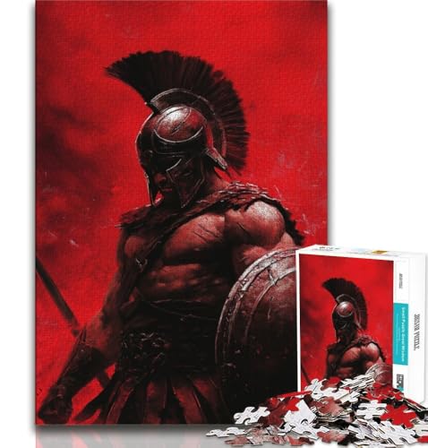Spartanischer Krieger Malpuzzle für Teenager, 1000 Teile Puzzle, Denkspiel, Wanddekoration, einzigartige Geburtstags, 38x26cm Spartanischer Krieger Malpuzzle für Teenager, 1000 Teile Puzzle, Denkspiel, Wanddekoration, einzigartige Geburtstags, 38x26cm von FLKFDOZ