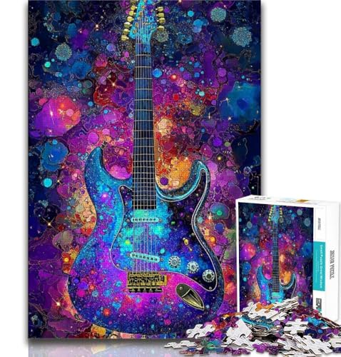 Sternenhimmel-Gitarre, 2000-teiliges Puzzle für Erwachsene und Jugendliche, anspruchsvoll zu vervollständigen, Aber unterhaltsam und humorvoll, Geburtstagsgeschenk, Geschenke, Wandkunst, 70x100cm Sternenhimmel-Gitarre, 2000-teiliges Puzzle für Erwachsene und Jugendliche, anspruchsvoll zu vervollständigen, Aber unterhaltsam und humorvoll, Geburtstagsgeschenk, Geschenke, Wandkunst, 70x100cm von FLKFDOZ