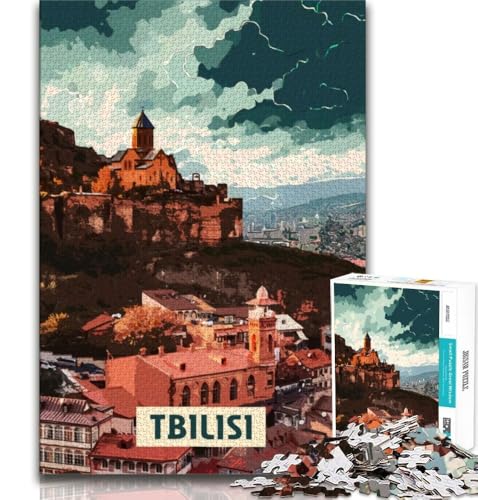 Tbilisi-Puzzles für Erwachsene und Jugendliche, anspruchsvolles Spiel und Familienspiel, ganze Familie, 38x52cm Tbilisi-Puzzles für Erwachsene und Jugendliche, anspruchsvolles Spiel und Familienspiel, ganze Familie, 38x52cm von FLKFDOZ