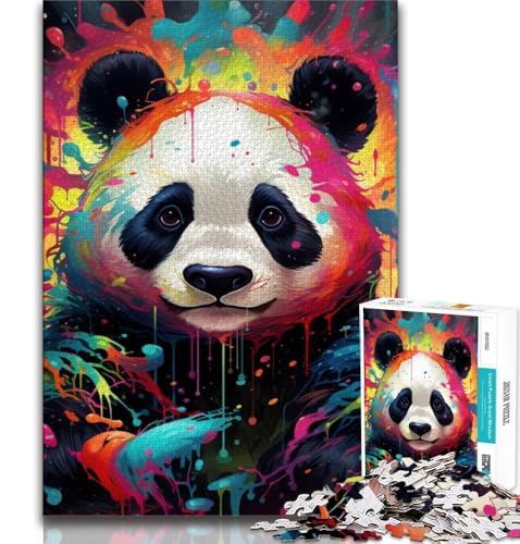 Tier-Panda-Puzzle 1000 Teile für Erwachsene und Jugendliche, Spielzeug, Lernspiele, Stressabbau, tolle Geschenke und Spielzeuge, 50x75cm Tier-Panda-Puzzle 1000 Teile für Erwachsene und Jugendliche, Spielzeug, Lernspiele, Stressabbau, tolle Geschenke und Spielzeuge, 50x75cm von FLKFDOZ