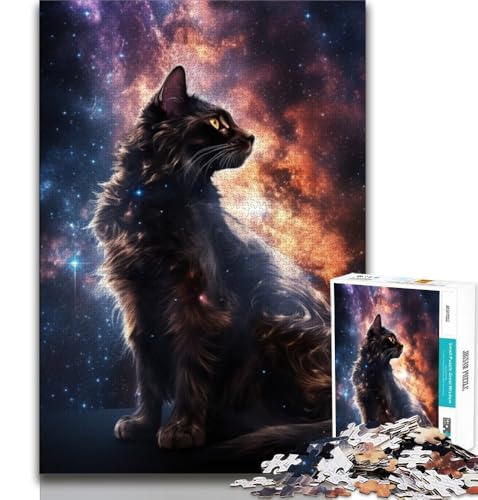 Tierkatzen-Puzzle mit 1000 Teilen, anspruchsvolles Spiel und Familienspiel, ganze Familie, 38x52cm Tierkatzen-Puzzle mit 1000 Teilen, anspruchsvolles Spiel und Familienspiel, ganze Familie, 38x52cm von FLKFDOZ