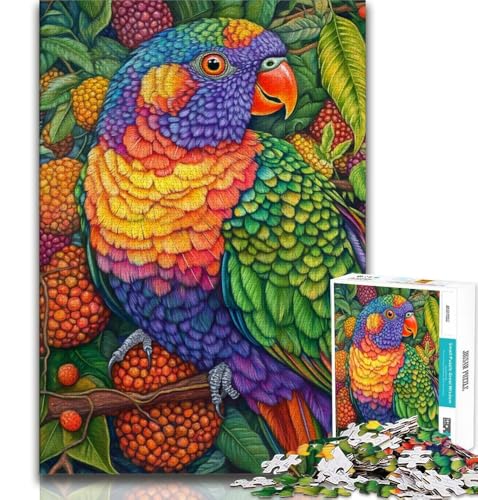 Tierpapagei-Puzzle 2000 Teile für Teenager-Geschenke, Spielzeug, Lernspiele, Stressabbau, tolle Geschenke und Spielzeuge, 70x100cm von FLKFDOZ